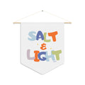 Pennant — "Salt & Light" Colorful Inspirational Wall Banner