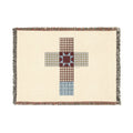 Patchwork Cross Woven Blanket