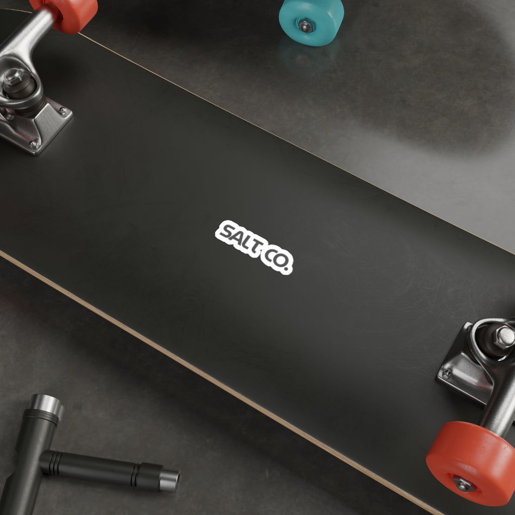 Salt Co. Die-Cut Sticker — Minimal Logo Decal for Laptops & Water Bottles