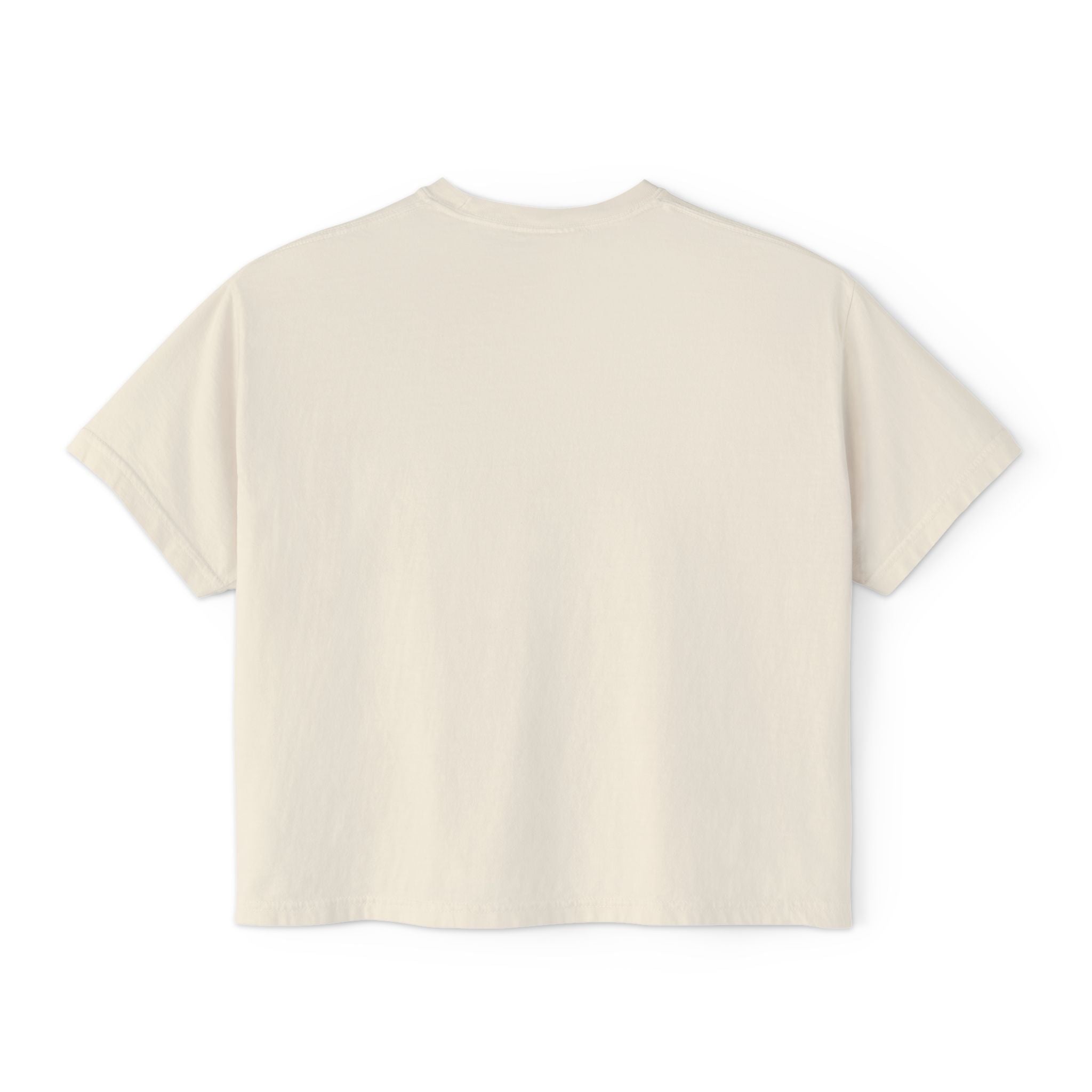 Women's Boxy Tee — Faded Patchwork Cross