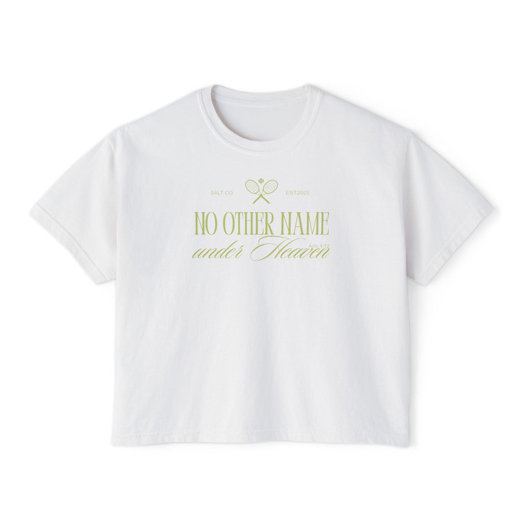 No Other Name Tee — Women's Boxy Cotton T‑Shirt