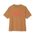 “Jesus est lumière” (Jesus is light) Women's French Oversized Tee