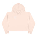 Cropped Hoodie — Minimal 'SALT CO.' Logo Crop Hoodie in Soft Blush