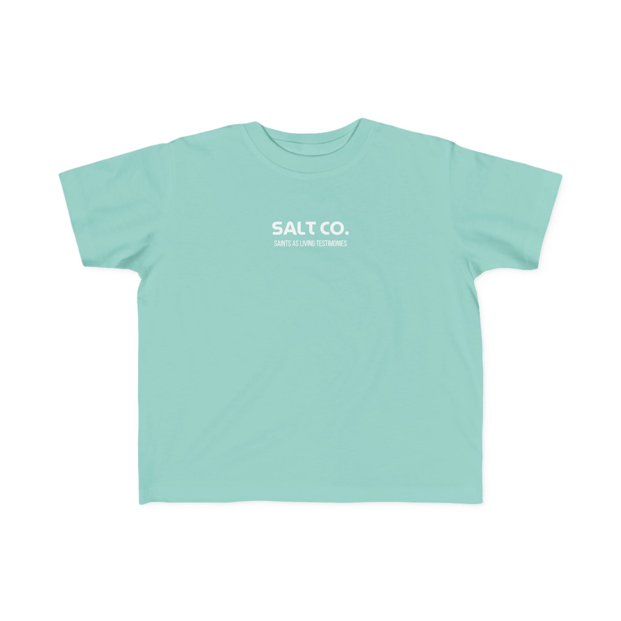 Toddler Tee — 'Salt Co.' Front & 'Jesus Loves You' Smiley Back