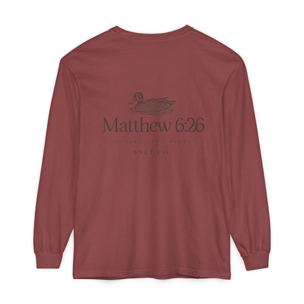 "Consider the birds" Long sleeve Tee