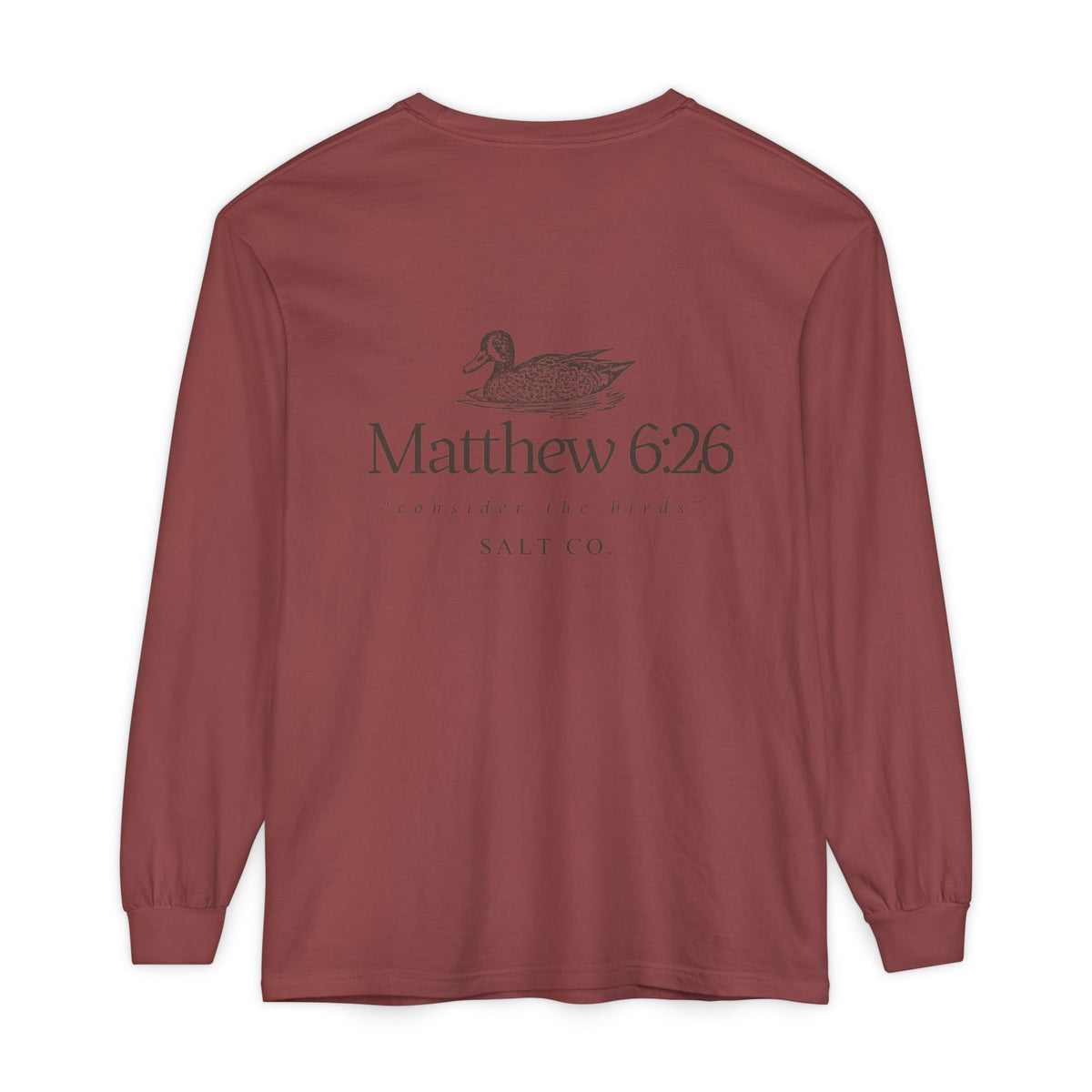 "Consider the birds" Long sleeve Tee