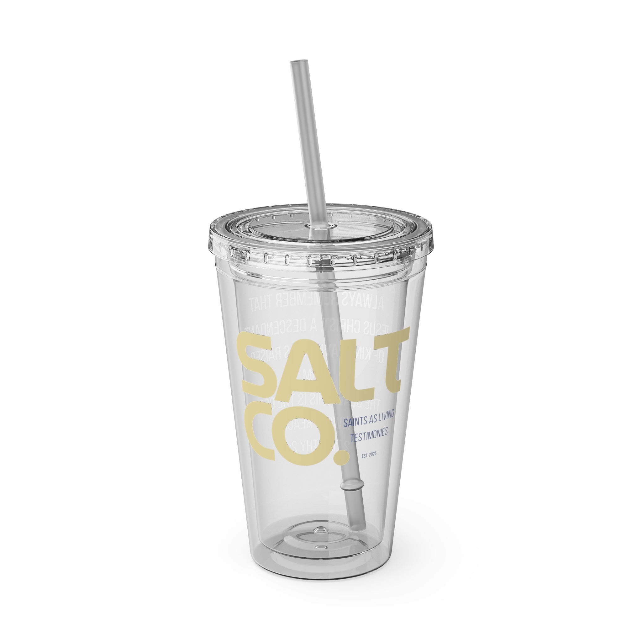 Sunsplash Tumbler with Straw, 16oz