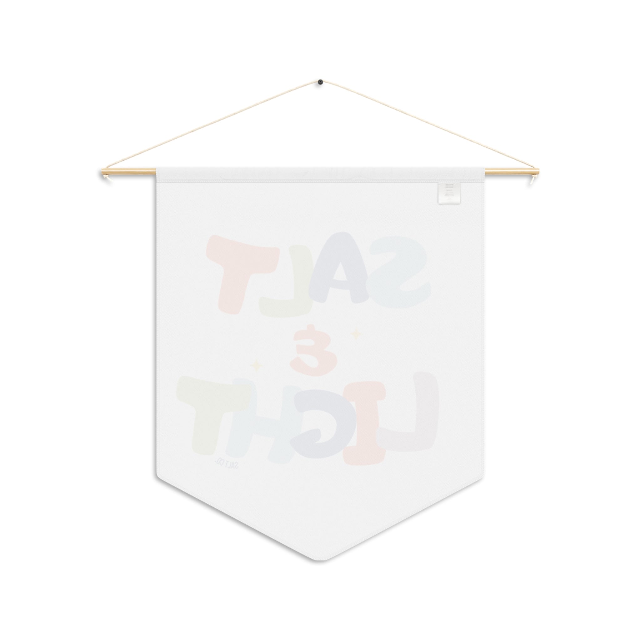 Pennant — "Salt & Light" Colorful Inspirational Wall Banner