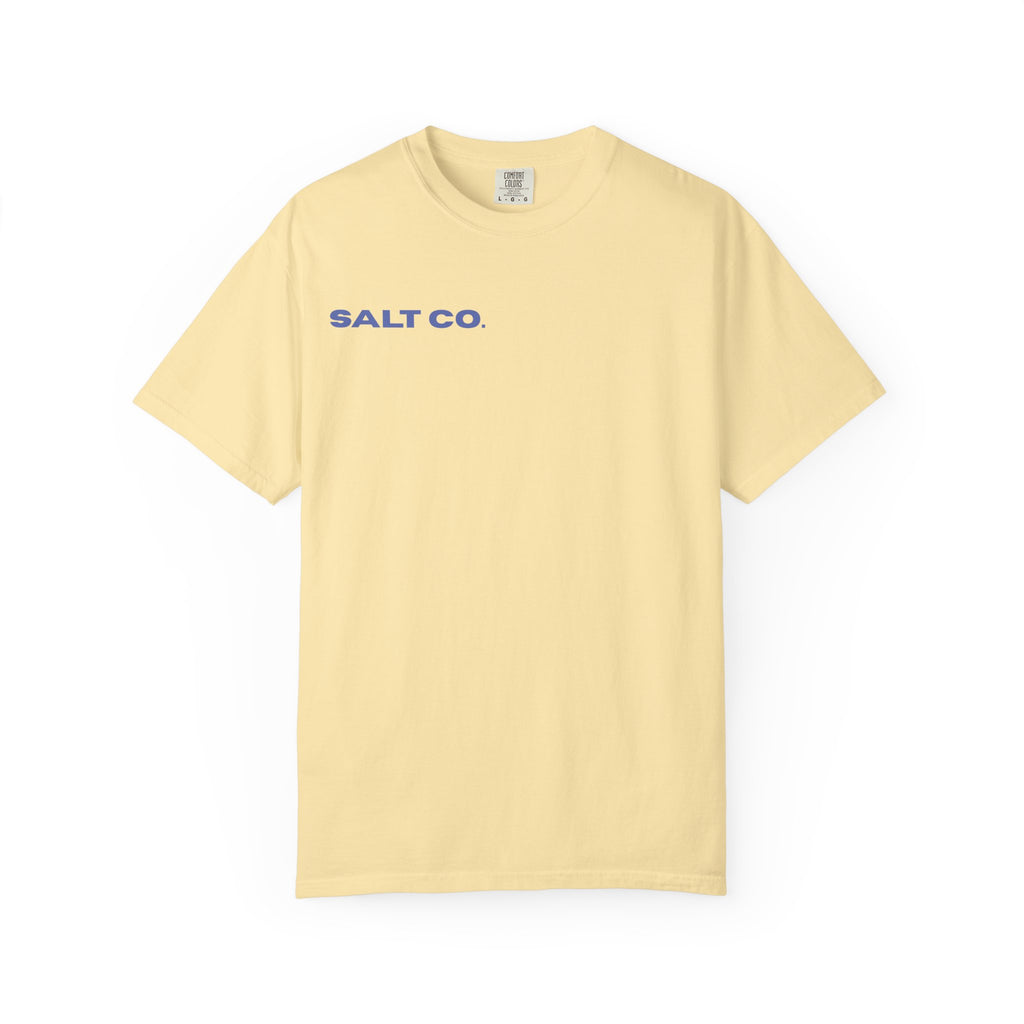 Salt Co. Minimalist Tee — "SAINTS AS LIVING TESTIMONIES" Back Print