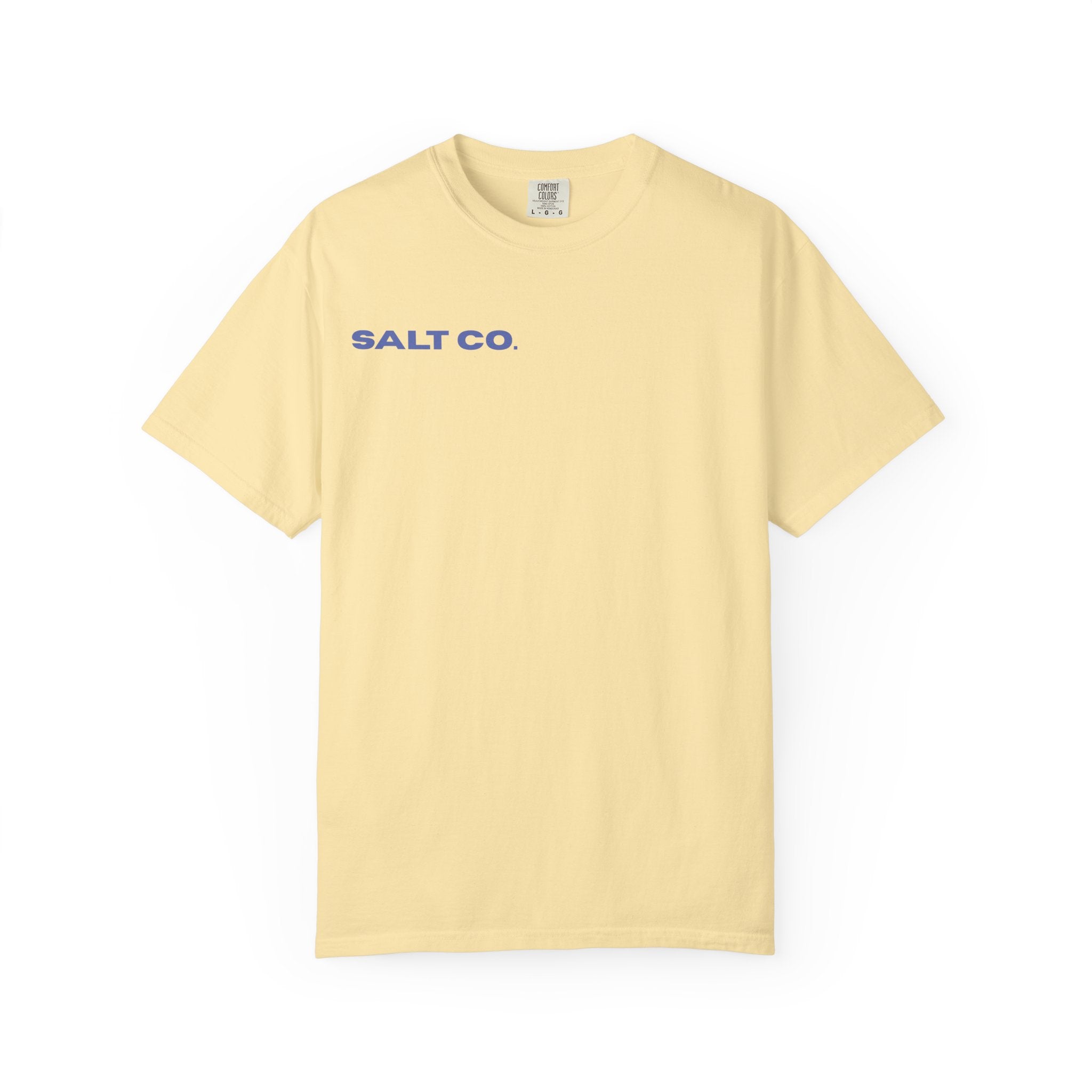 Salt Co. Minimalist Tee — "SAINTS AS LIVING TESTIMONIES" Back Print