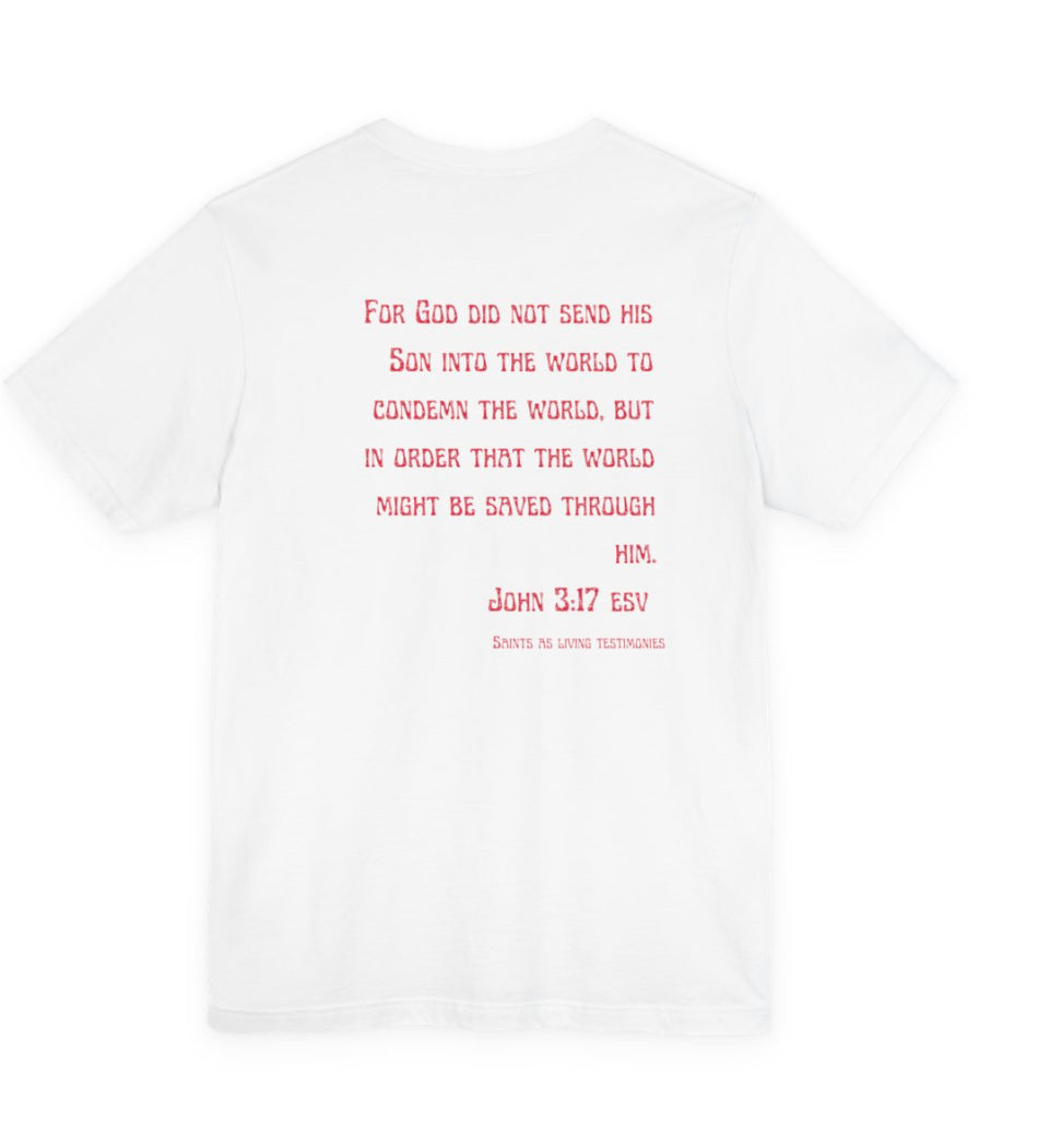 Hibiscus Tee — John 3:17 T‑Shirt
