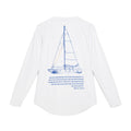 Men's UV Protection Long Sleeve Shirt — SALT Co. Sailboat Graphic (Sun Protection)