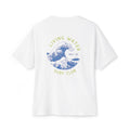 Living Water Surf Club Tee — Oversized Boxy Surf Shirt