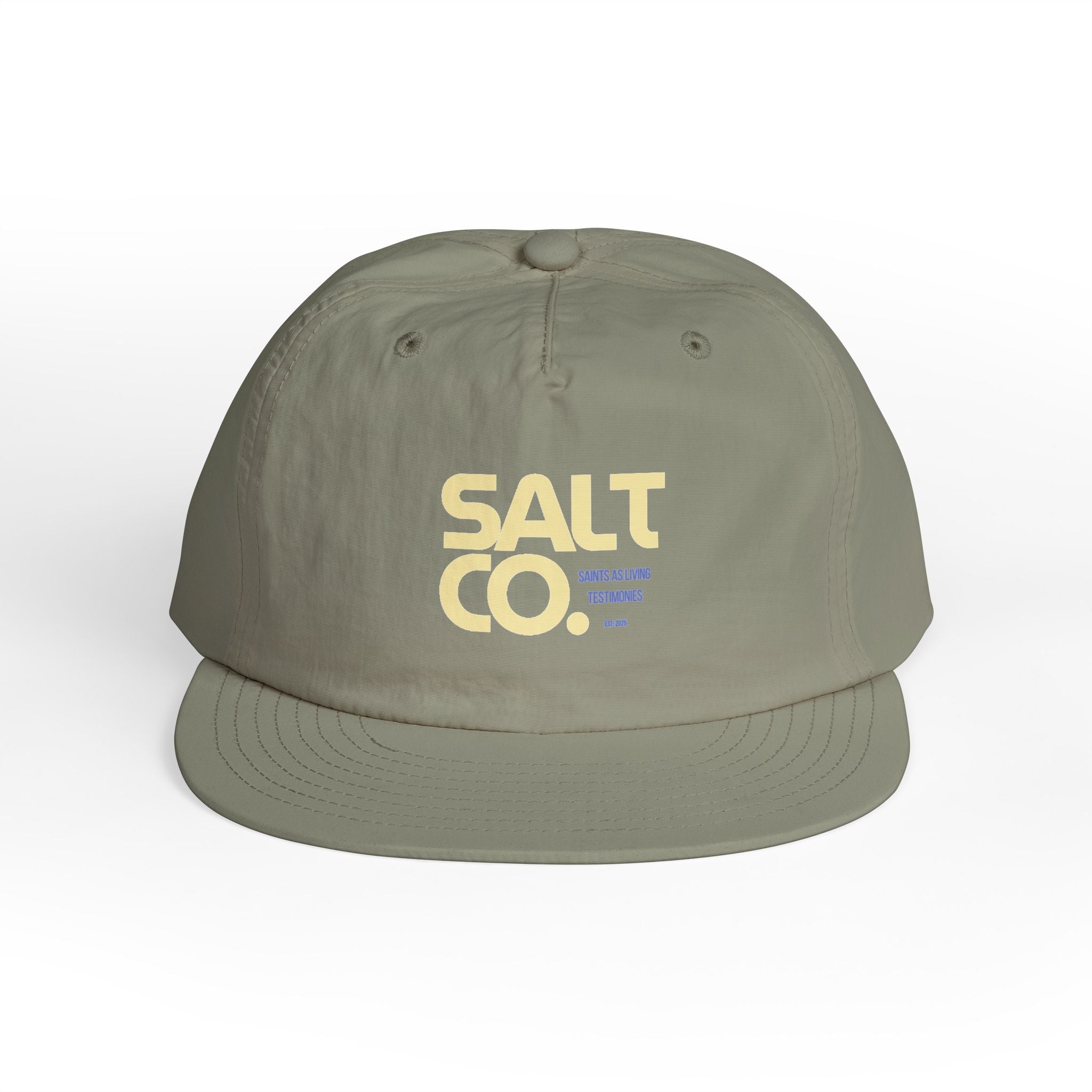 Salt Co. Surf Cap — Washed Beach Snapback Hat