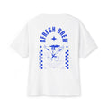 Afresh Brew Graphic Tee — Retro Coffee Logo Oversized Boxy T‑Shirt