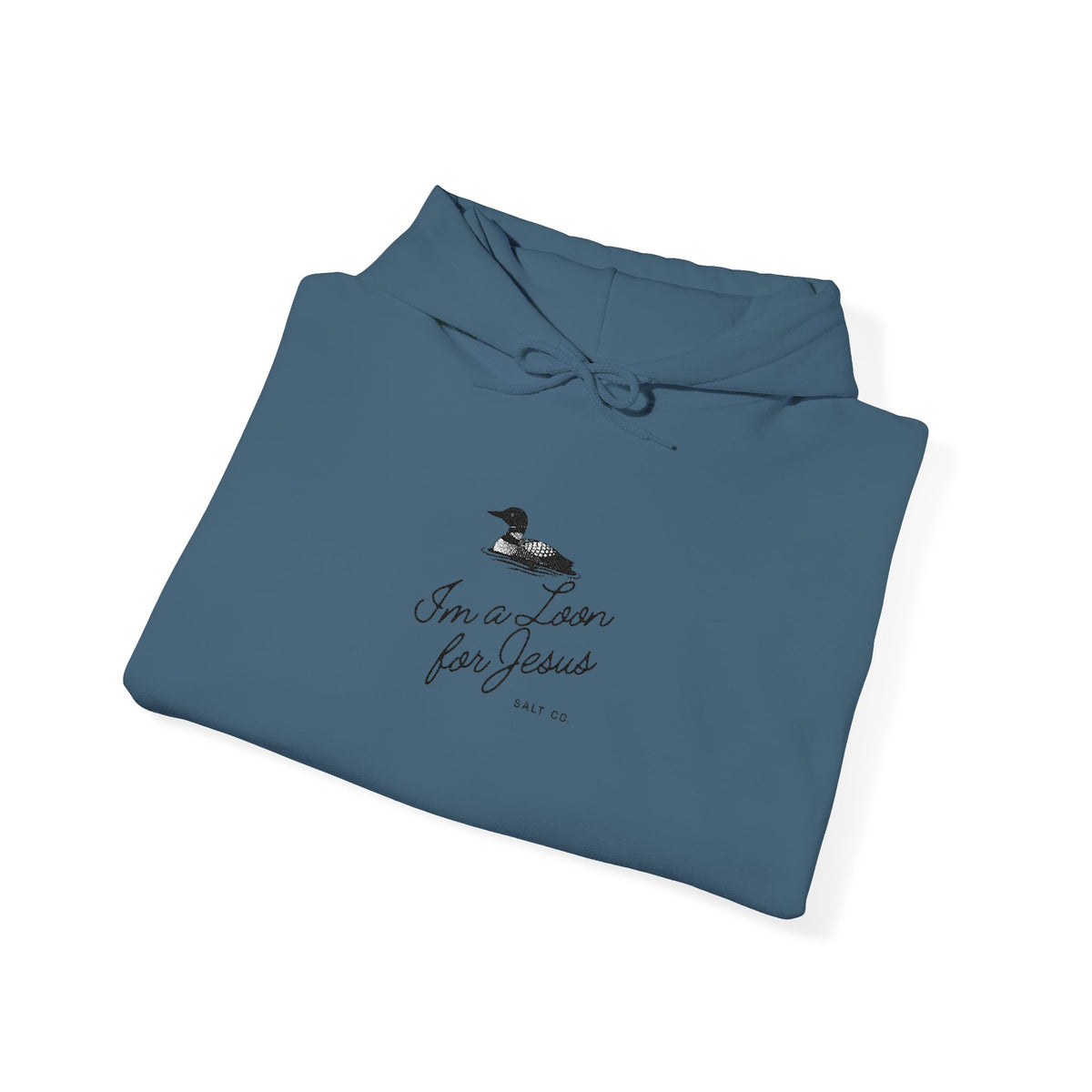 "I'm a Loon for Jesus" Embroidered Hoodie