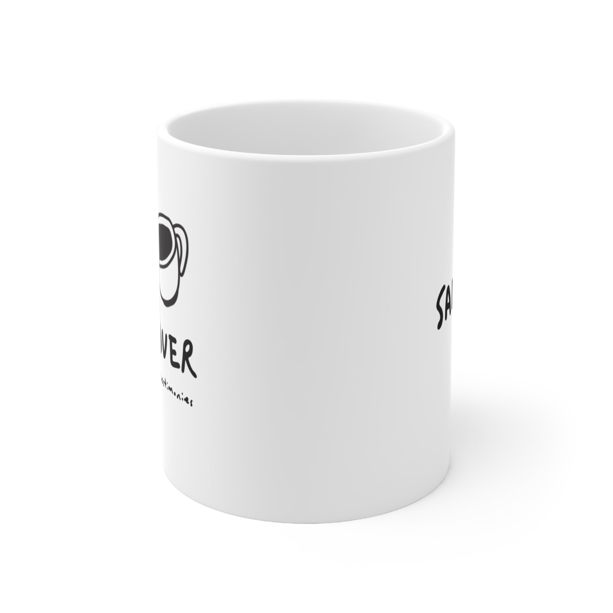 Coffee Mug — “My Cup Runneth Over” Ceramic 11oz & 15oz Inspirational Mug