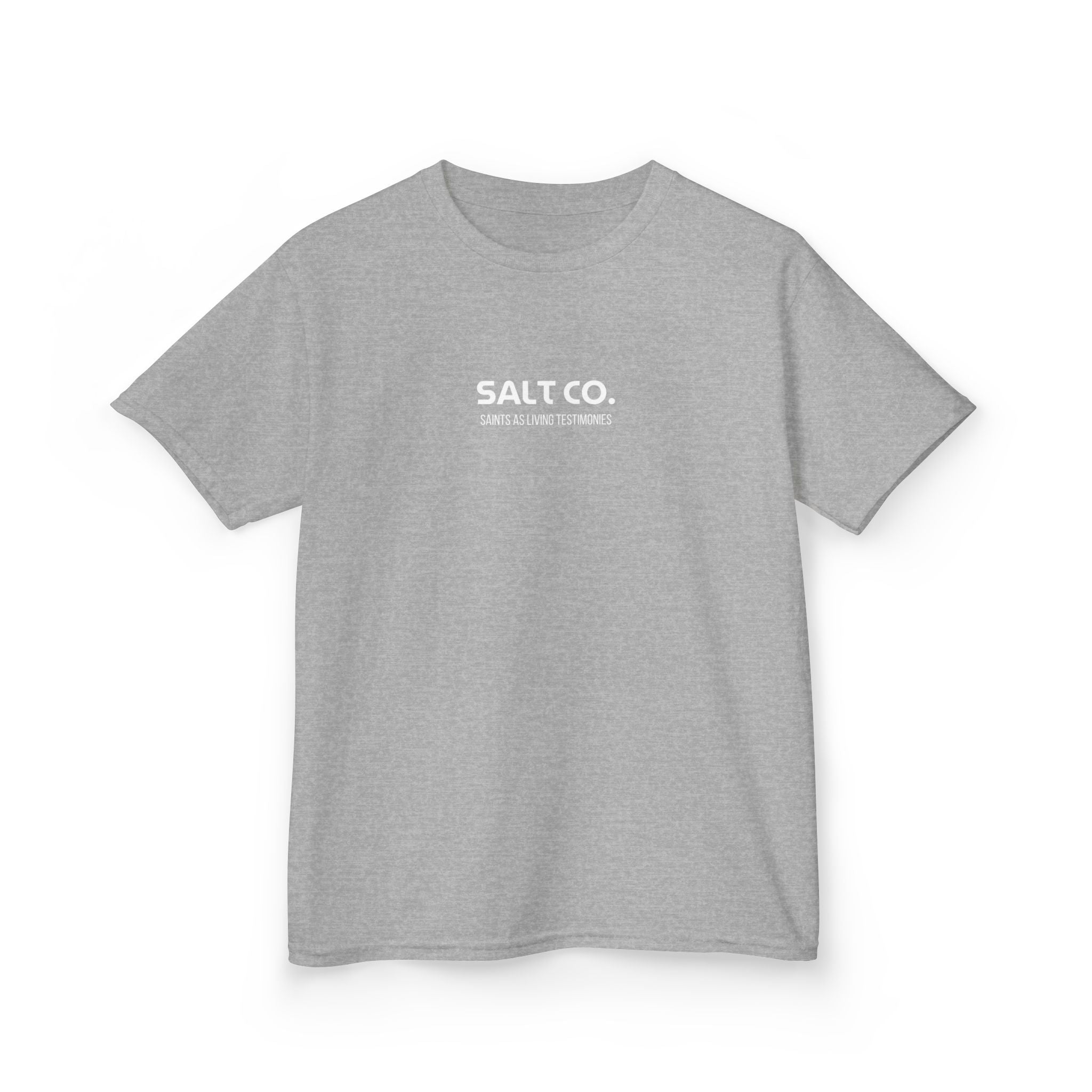 Kids T‑Shirt — "Jesus Loves You" Smiley Tee (Salt Co.)