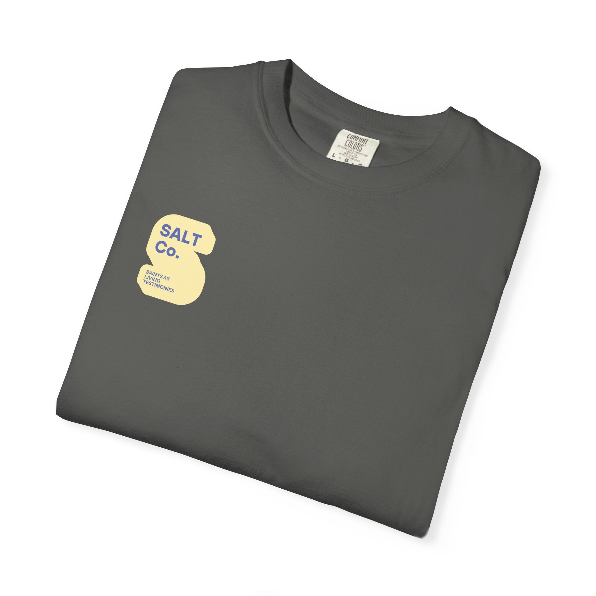 SALT Co. Graphic T-Shirt — 'Saints As Living Testimonies' Retro Logo Tee